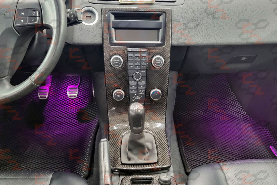 KarboniZation Volvo S40 / V50 Набор из 6 Вставок Интерьера KarboniZation Volvo S40 / V50 Набор из 6 Вставок Интерьера