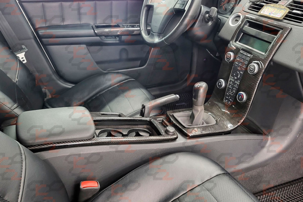 KarboniZation Volvo S40 / V50 Набор из 6 Вставок Интерьера KarboniZation Volvo S40 / V50 Набор из 6 Вставок Интерьера