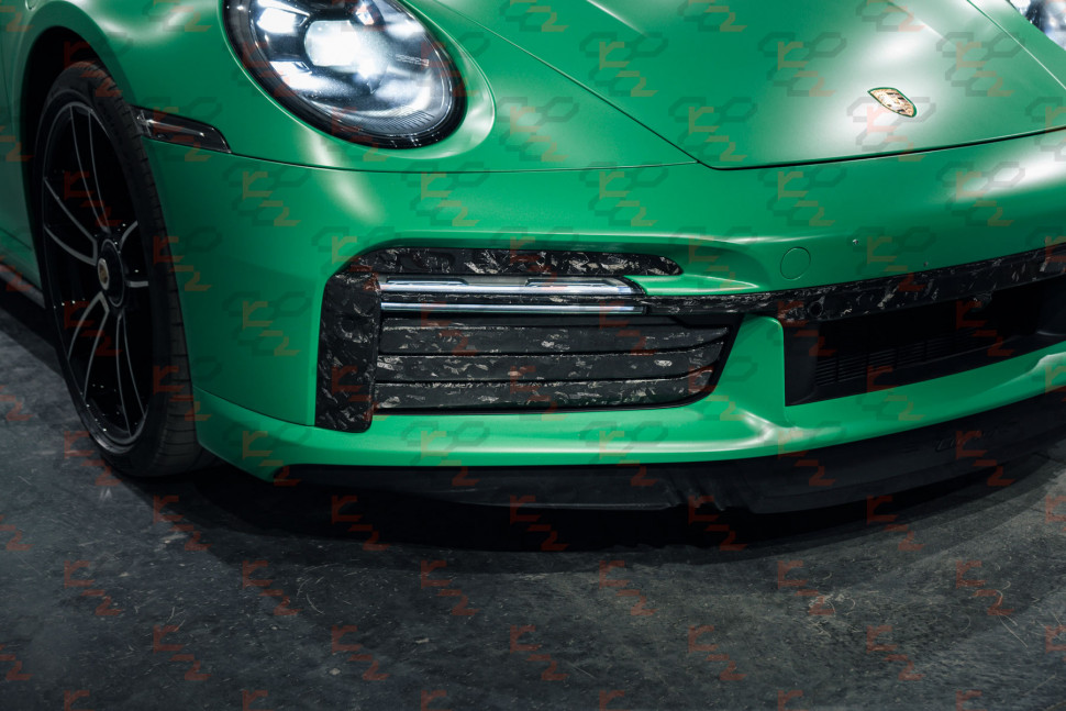 KarboniZation Porsche 911 (992) Turbo (-S) Передние Жабры Active Aero Системы PAA