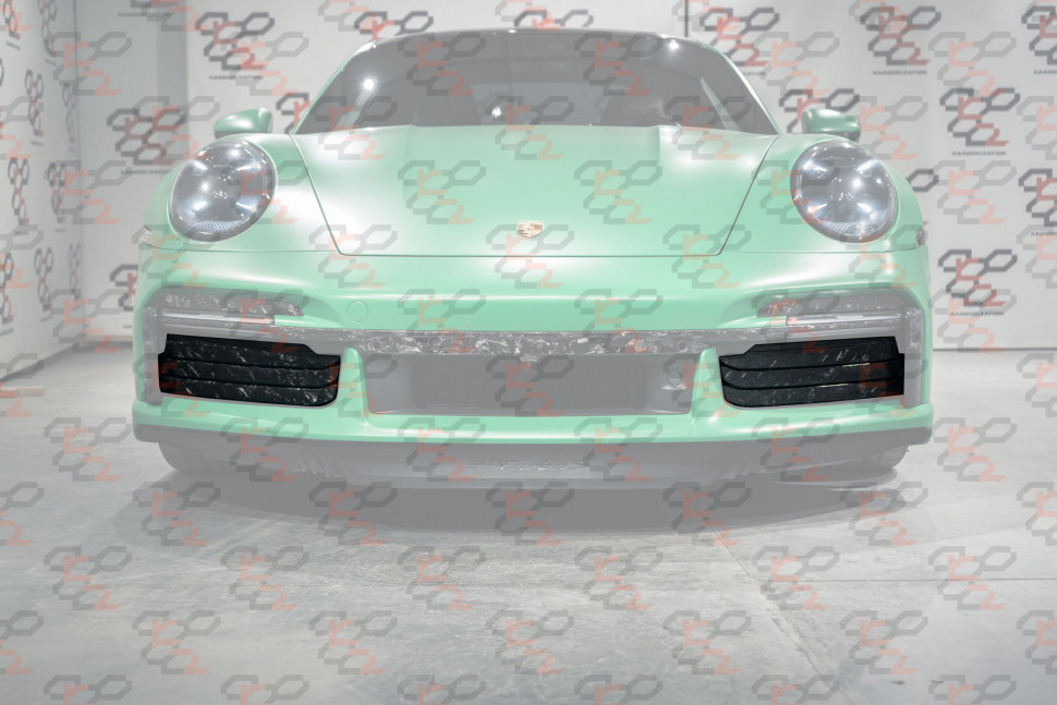 KarboniZation Porsche 911 (992) Turbo (-S) Передние Жабры Active Aero Системы PAA