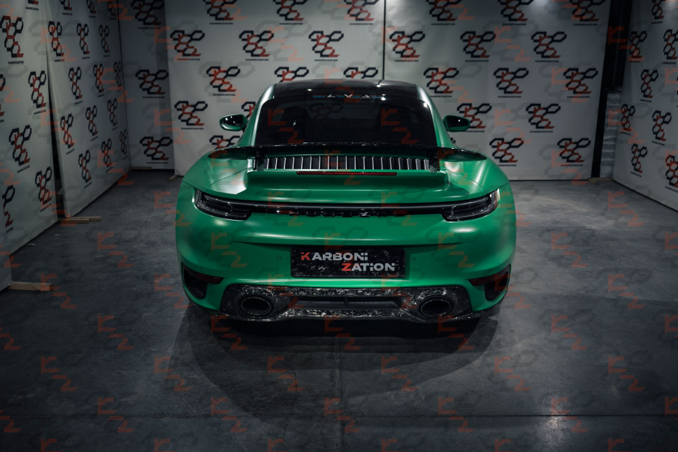 KarboniZation Porsche 911 (992) Turbo (-S) Задний Диффузор для Спорт Выхлопа KarboniZation Porsche 911 (992) Turbo (-S) Задний Диффузор для Спорт Выхлопа