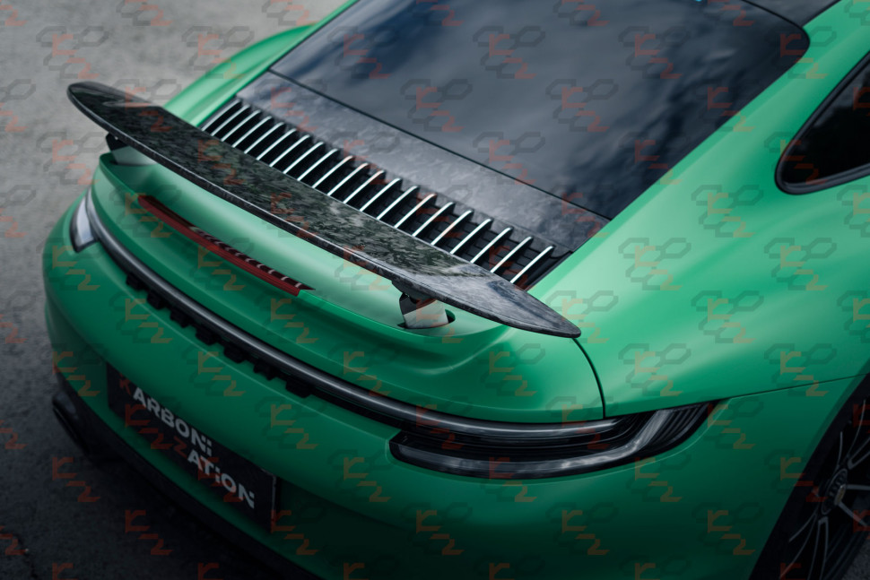 KarboniZation Porsche 911 (992) Turbo (-S) Задний Спойлер
