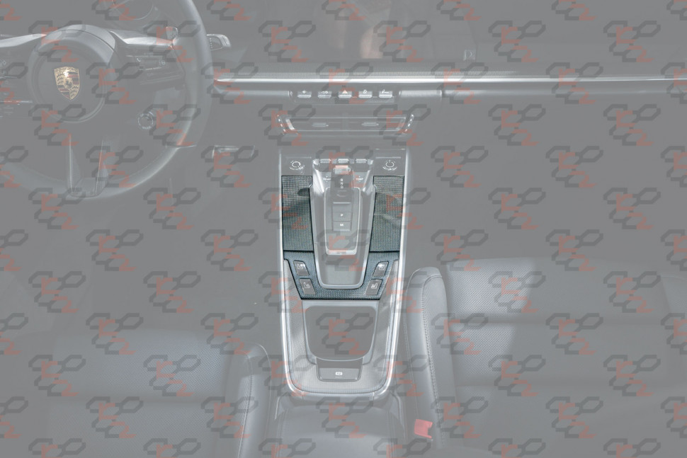 KarboniZation Porsche 911 (992) Вставки Центральной Консоли PDK